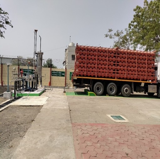 Hydrogen blending installation at Indore