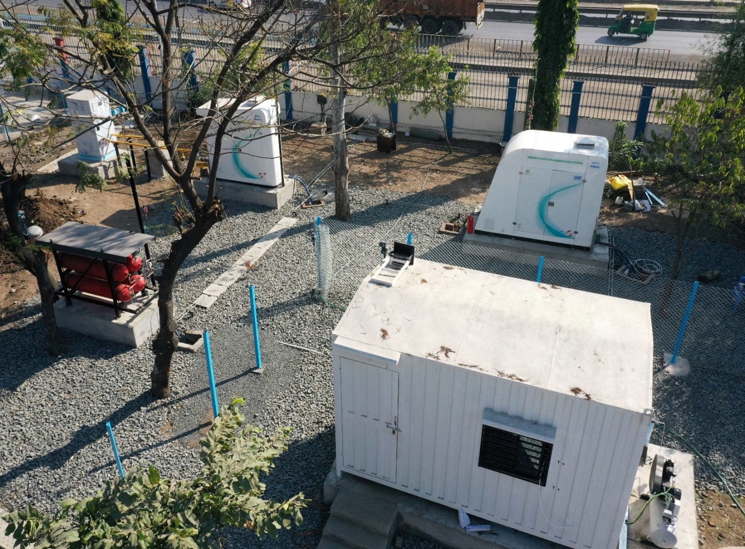 Hydrogen blending installation at Kawas